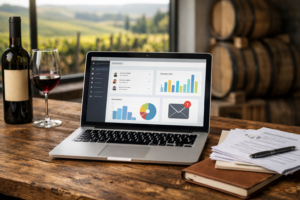 Digitale Struktur im Weingut